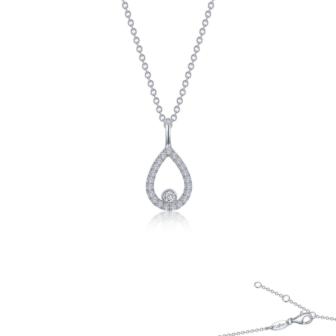 Classic Pear-Shaped Necklace by Lafonn